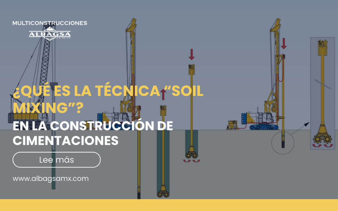 Técnica «soil mixing» en la construcción de cimentaciones
