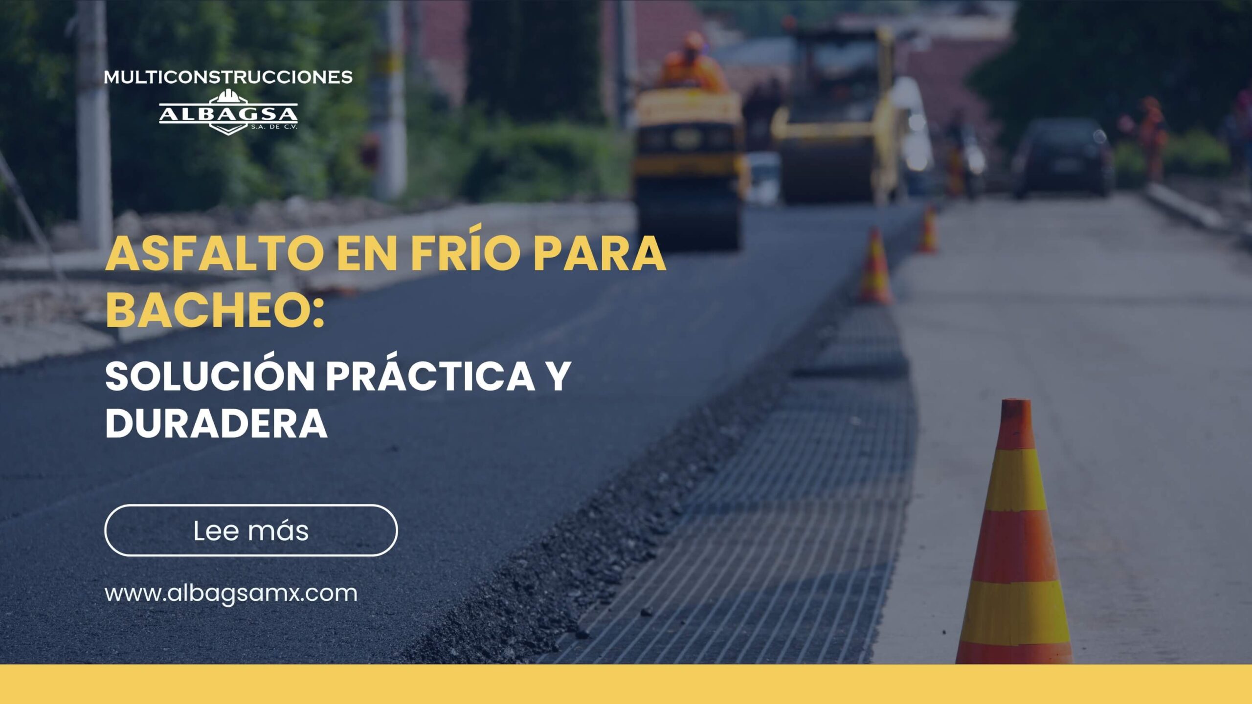 Asfalto frio para bacheo en cdmx