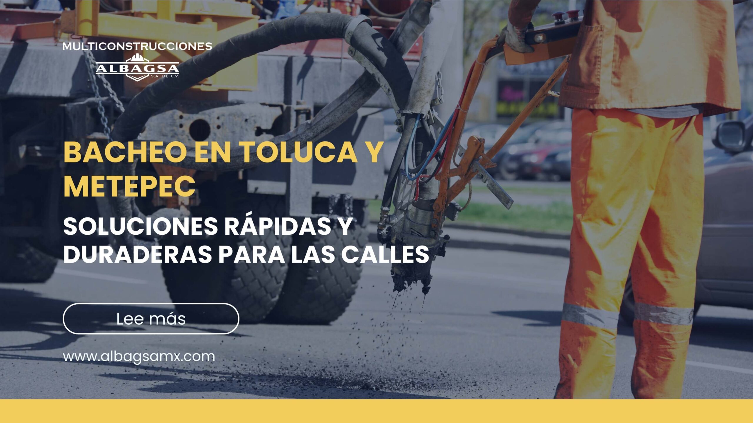 Bacheo en toluca y metepec
