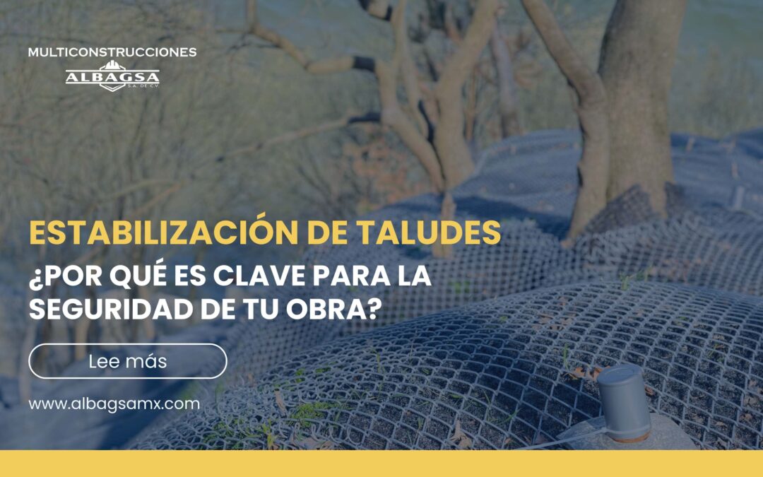 Estabilización de Taludes: ¿Por qué es clave para tu obra?