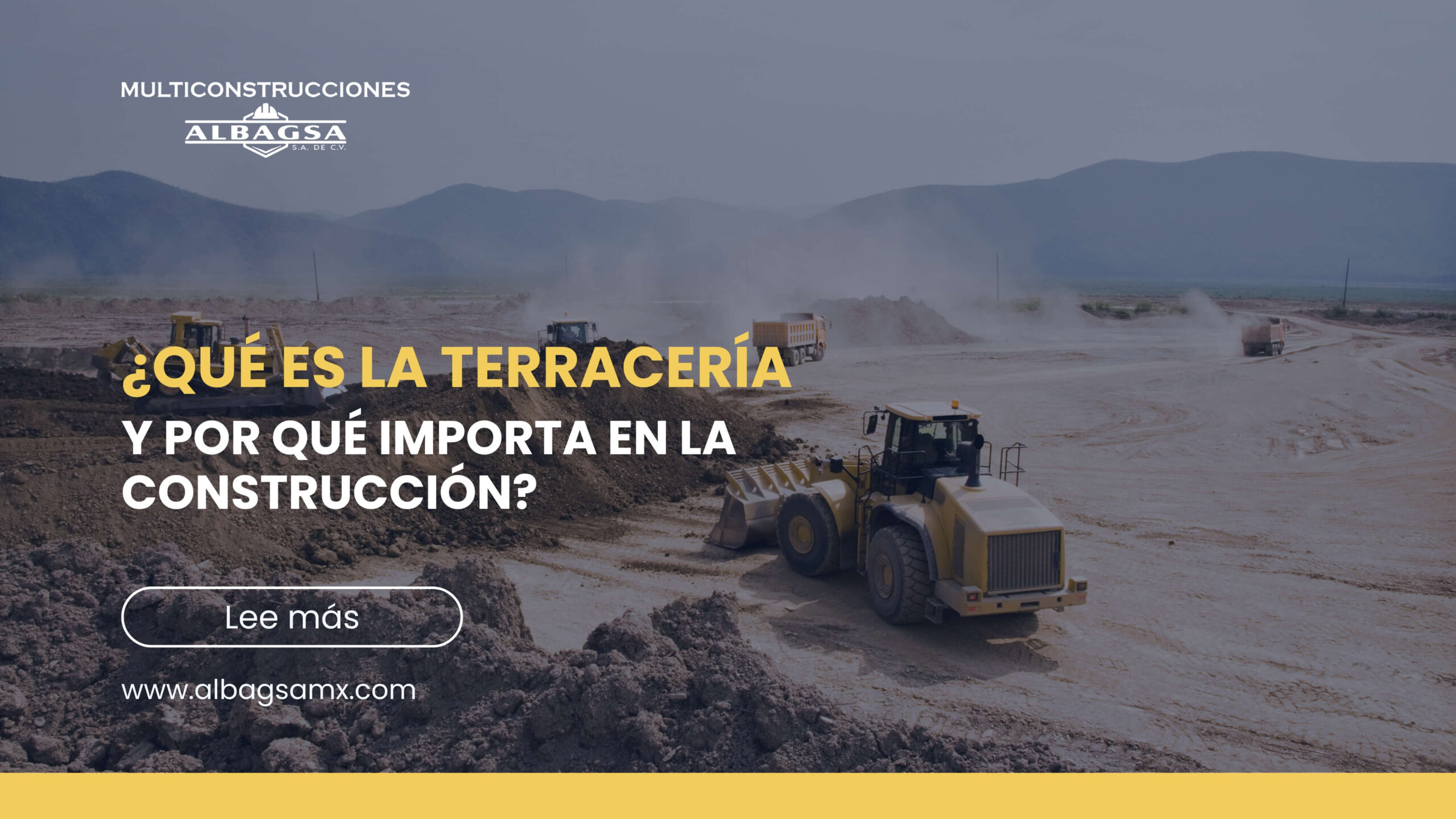 Terracería qué es